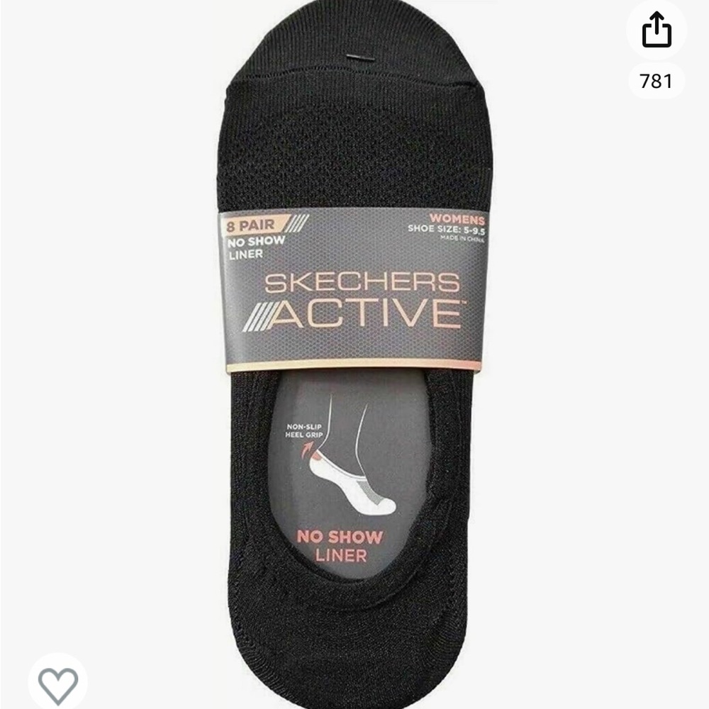 Sketchers No Show Socks